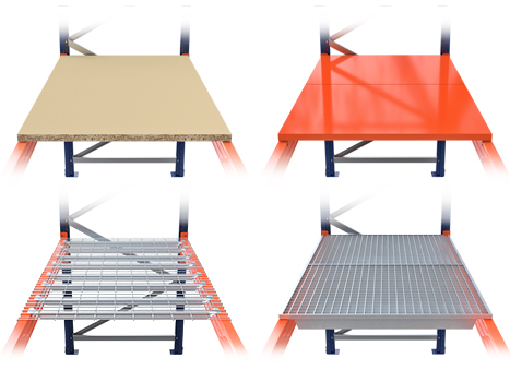 category image of the category “PR4500 pallet rack – Shelves”