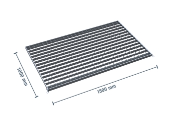 Shelf support with fixing bar for cantilever shelving