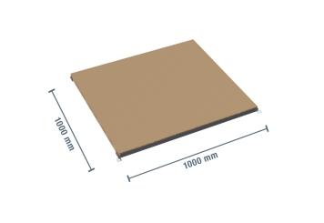 Shelf support with fixing bar for cantilever shelving