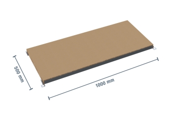 Shelf support with fixing bar for cantilever shelving