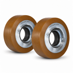 Set of 2 support wheels for HEF1200/4, SolidHub