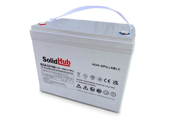 Battery for HE1200/4, 12 V / 100 Ah, SolidHub