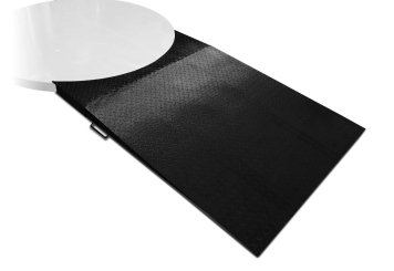 Operating technology Pallet wrapper PWS1650 Drive-on ramp enables industrial vehicles to drive onto the pallet wrapper