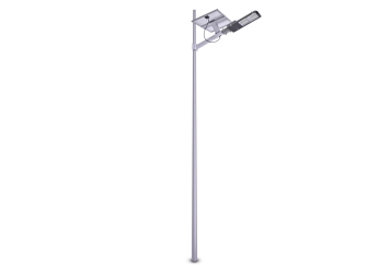 LED solar street lamp SL6000 pictured with lamppost 6 m high