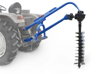 Post-hole digger EBM540 incl. earth auger for tractor, drilling diameter 220 mm, drilling depth 600 mm 
