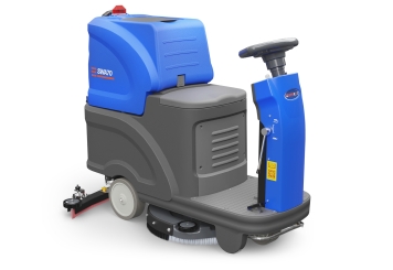 Ride-on scrubber dryer SWA70-1, brush diameter 570 mm, 3.300 m²/h, wipeket 