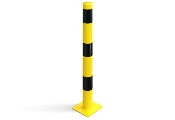 Impact protection bollard 1200 mm high in perspective