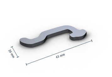 Locking pin for storage rack