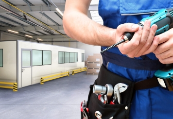 Assembly service for hall offices - have them set up by a professional at a fixed price