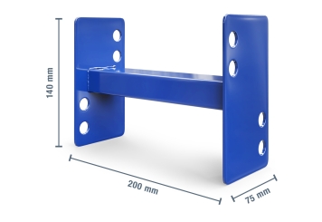 Spacer for pallet rack PR4500, PR9000 for parallel positioning and  / 200 mm wide 