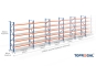 Storage rack dimensioned with steel shelves
