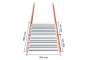 180 cm wire mesh rack layer for pallet rack PR15000 / 800 mm deep / load 3.000 kg 