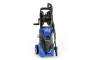 HDR150 high-pressure cleaner in a slim design with a handle above the integrated hose reel
