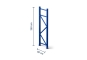 2,5 m upright for pallet rack PR15000 / 80 cm deep / unit load capacity 15.000 kg 