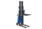 Semi-electric stacker HSE1000/3, lifting height 85  - 3.000 mm, WLL 1.000 kg, SolidHub 