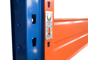 24,3 m pallet racking PR15000 / 110 cm deep / 2 m high / 4 levels / rack layer Wood 