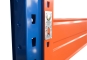 39,3 m pallet racking PR15000 / 110 cm deep / 7,5 m high / 5 levels / rack layer Steel 