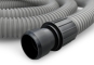 Hose for wet/dry vacuum cleaner in detailed view of the connector