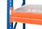 1.800 mm galvanised mesh shelf for pallet rack PR15000 / 1.100 mm deep / load 1.600 kg 