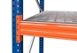 1.800 mm galvanised mesh shelf for pallet rack PR9000 / 800 mm deep / load 1.600 kg 