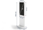 Digital display totem DKS-LED43 incl. transport box, White, 43 in Display, Android 11, TecMaschin 