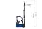LI-ION Electric Forklift GSE12/4 incl. charger, load capacity 1.200 kg, SolidHub 