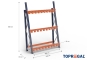 Vertical shelving, dimensioned