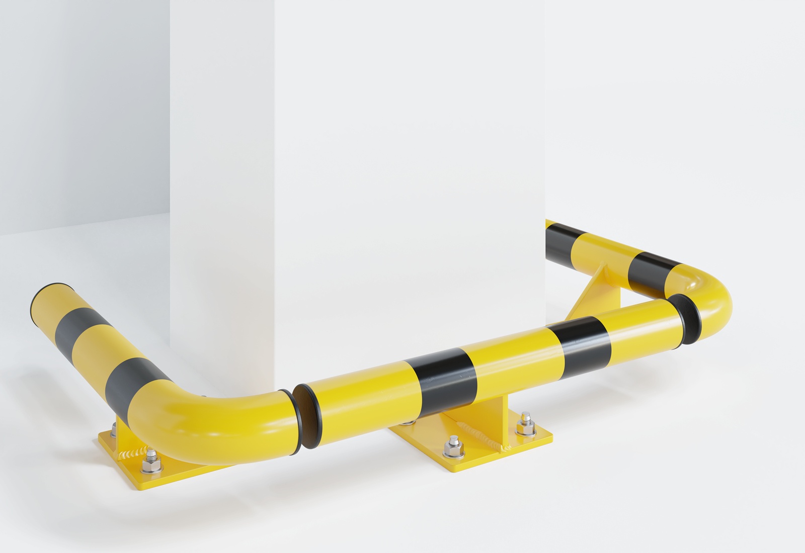 Modular Crash Panel Modular crash protection bar for walls MWS-G500, 500 mm length made of ...