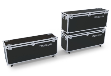 Transport box, Flightcase TB190-3-1 for 3 advertising displays, TecMaschin 