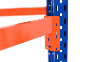 110 cm Rear corner brace for 600 mm deep storage rack LR2000 incl. 2 locking pins 