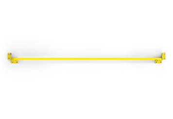 Collision protection, crash protection rail, 2.530 mm long, 800 mm tall 