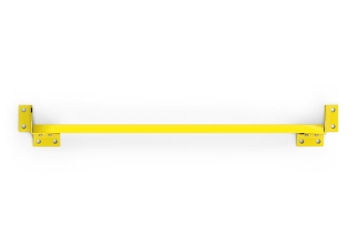 Collision protection, crash protection rail, 1.230 mm long, 400 mm tall 