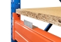 28 m pallet racking PR15000 / 80 cm deep / 6 m high / 3 levels / rack layer Wood 