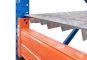 1,9 m pallet racking PR15000 / 80 cm deep / 5 m high / 2 levels / rack layer Galvanised mesh 