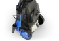 High-pressure cleaner HDR150 there is a cable suspension for the power cable and the container for cleaning agent, high-