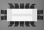 ANJA 360 conference table, grey-white, in the drill view in the application example with 14 chairs