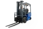Forklift truck 2500 kg with dimensions