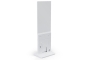 Digital display totem DKS-LED43 incl. transport box, White, 43 in Display, Android 11, TecMaschin 