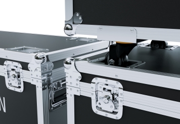 Transport box, Flightcase TB190-3-1 for 3 advertising displays, TecMaschin 