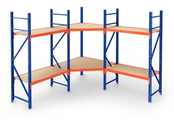 110 cm Rear corner brace for 600 mm deep storage rack LR2000 incl. 2 locking pins 