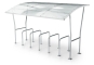 Bicycle shelter top view