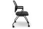 8 x conference chair EMMA with castors – space-saving, foldable, TOPREGAL 