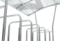 Bicycle shelter Detail Bicycle stand