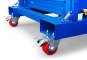 Dump truck brake rollers
