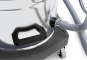 Wet/dry vacuum cleaner NTS80 with detailed view of the waste water hose with connection to the drum
