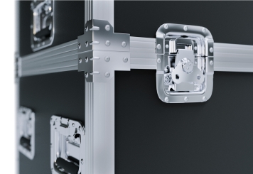 Mobile digital display totem DKS-LED65 incl. transport box, 65 in display, Android 13, Black, 870 mm x 450 mm x 1.555 mm, TecMaschin 